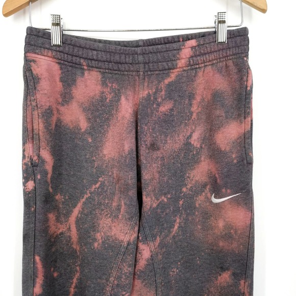 Nike Custom Hand Bleach Tie Dye Fleece Joggers S - Picture 2 of 9